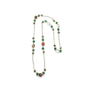 Energy Boosting Crystal Neck Chain for Clarity, Creativity, and Prosperity