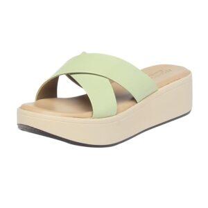 Leather Wedge Heels for Women & Girls | Fancy & Stylish Heel sandals |Extra Cushioning & Comfortable, Fashionable