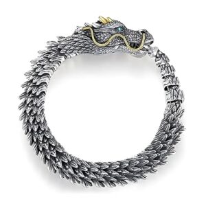 DRAGON GOT (87 gram) – 12″ mm Pure Copper Bracelet with Hook Buckle for Men & Boys (9″ inch)