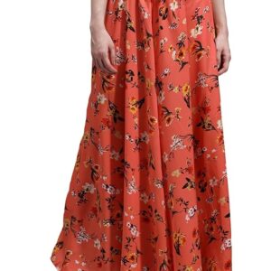 Women's Stylish, Highly Flared Elastic Waist Trousers