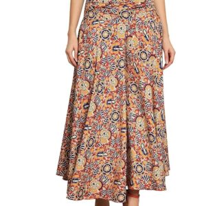 Women's Palazzo Pants | Skirt Style Wide Leg | Bohemian High Waist Elasticated Back | Casual, Vacation, Resort & Brunch Wear