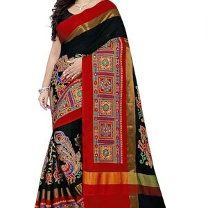 Women's Kutch work embroidered Exclusive wear saree