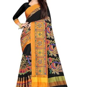 Women's Kutch work embroidered Exclusive wear saree
