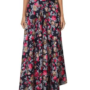 Women's Flowy Palazzo Pants | Skirt Style Wide Leg | Bohemian High Waist Elasticated Back | Casual, Vacation, Resort & Brunch Wear
